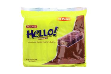 Jack N Jill Hello Chocolate Wafer Sandwich (15G x 10) 150Gm Pack Of 12